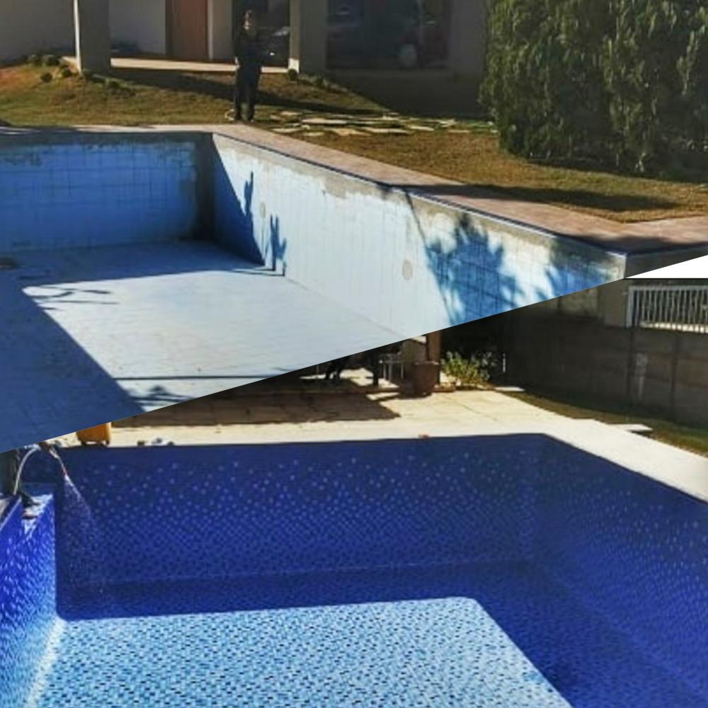 Instalação de Vinil em Piscina de Azulejo